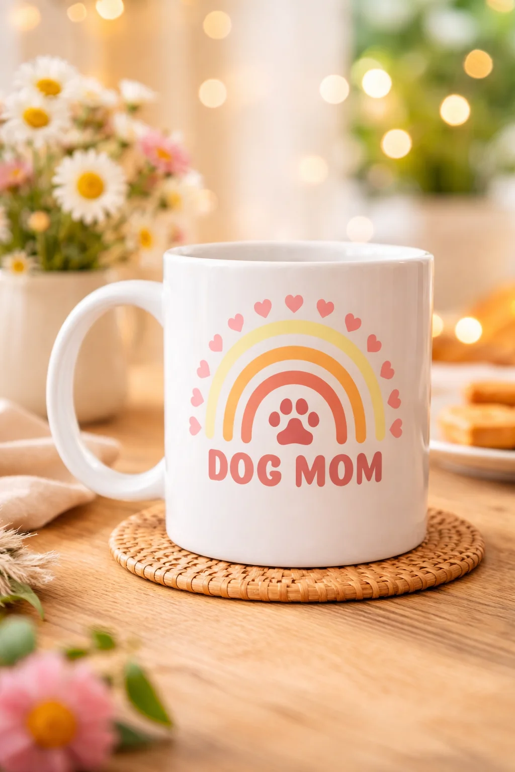 Northcity Köpek Annesi Temalı Porselen Kahve Kupa – Sevimli Gökku