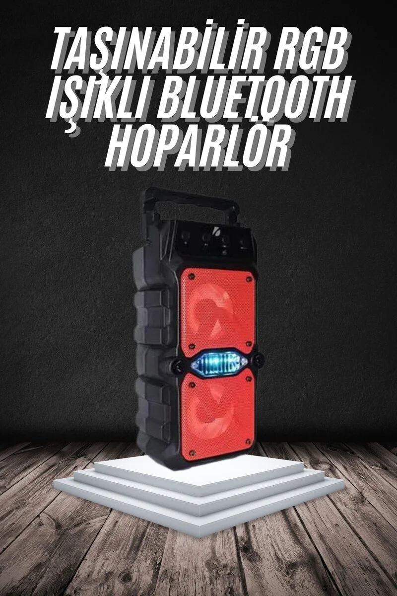 KTS 1096 Çift Mikrofonlu Bluetooth Hoparlör - Güçlü Ses ve Kesintisiz Deneyim