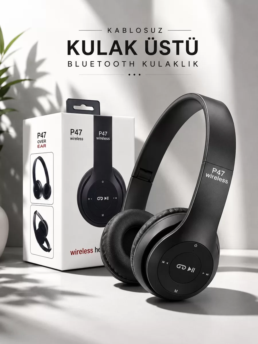 Northcity Külak Üstü Bluetooth Kulaklık - AUX ve TF Kart Destekli