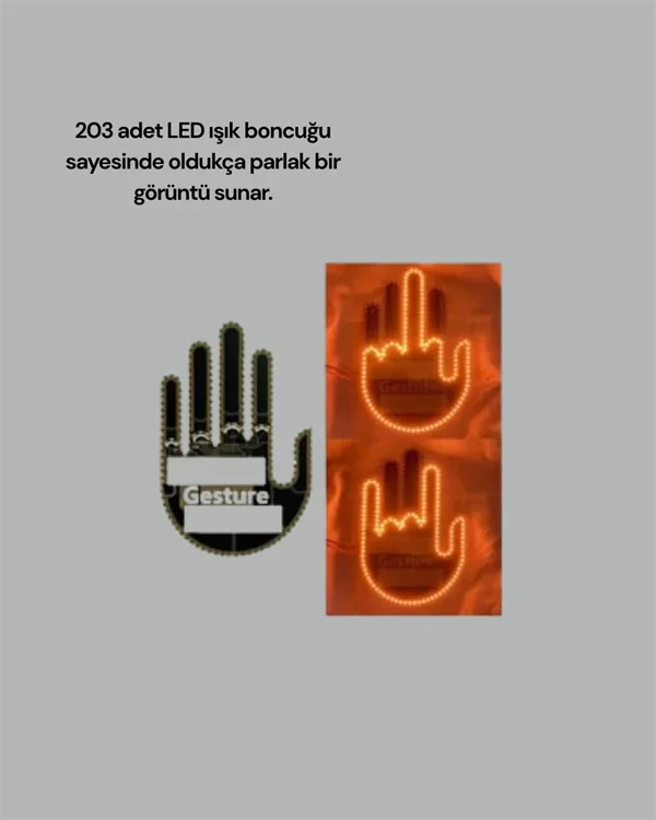 LED Jest Lambası Uzaktan Kumandalı - Aracınız İçin Eğlenceli ve Güvenli İletişim Sistemi