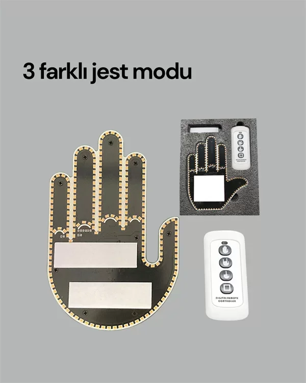 LED Jest Lambası Uzaktan Kumandalı - Aracınız İçin Eğlenceli ve Güvenli İletişim Sistemi