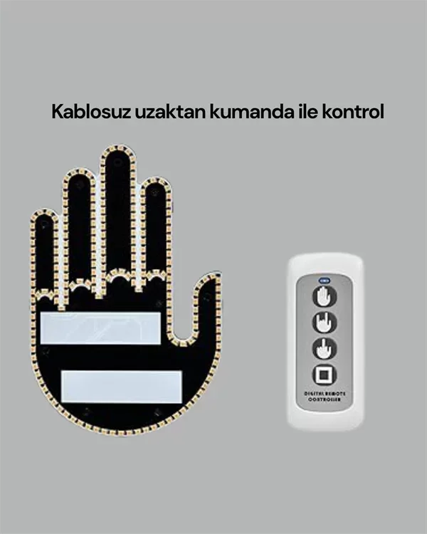 LED Jest Lambası Uzaktan Kumandalı - Aracınız İçin Eğlenceli ve Güvenli İletişim Sistemi