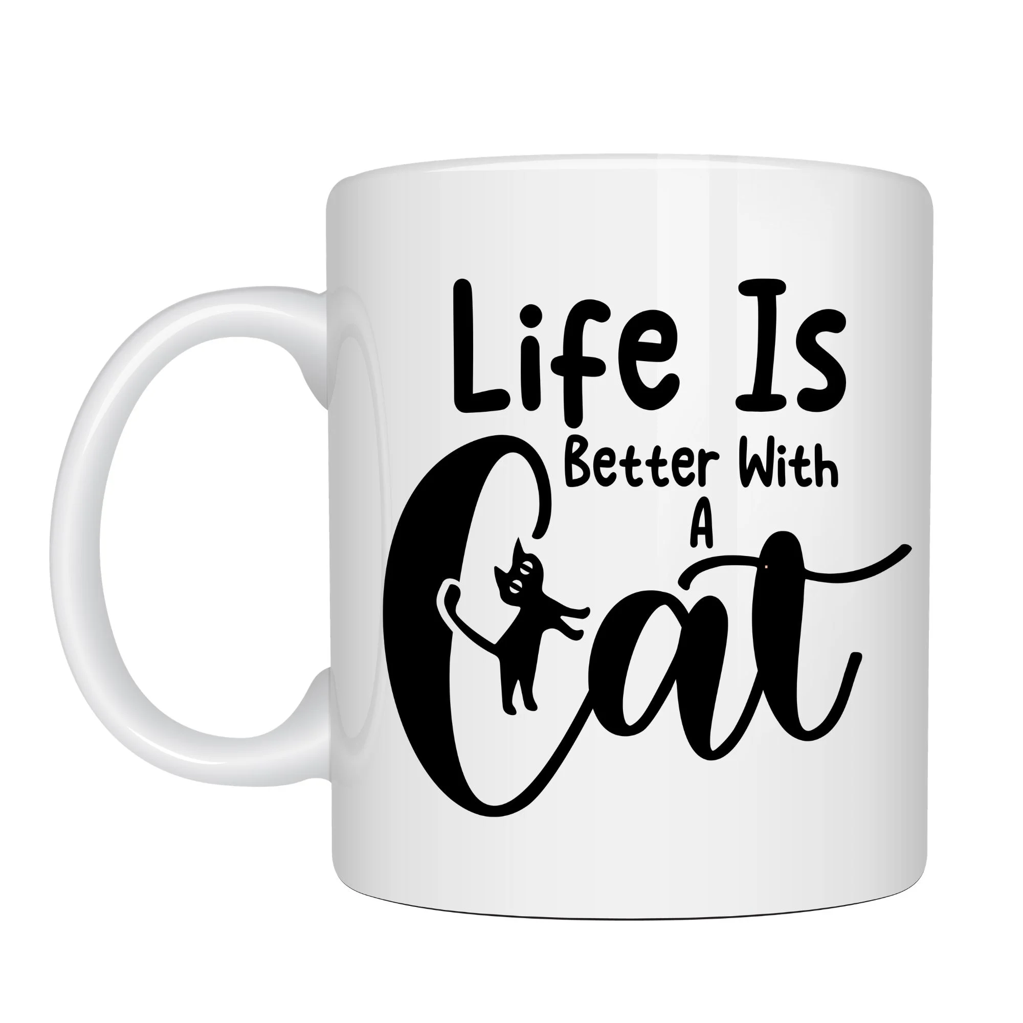 Northcity Life Is Better With A Cat Kupa - Sevimli Kedi Tasarımın