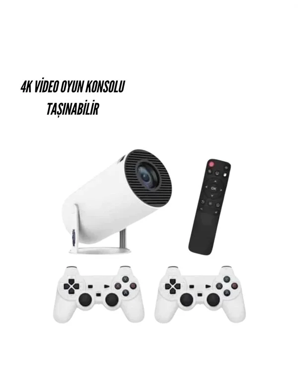 Northcity M300 Max Projeksiyon Konsol - 4K UHD Android Oyun ve Su