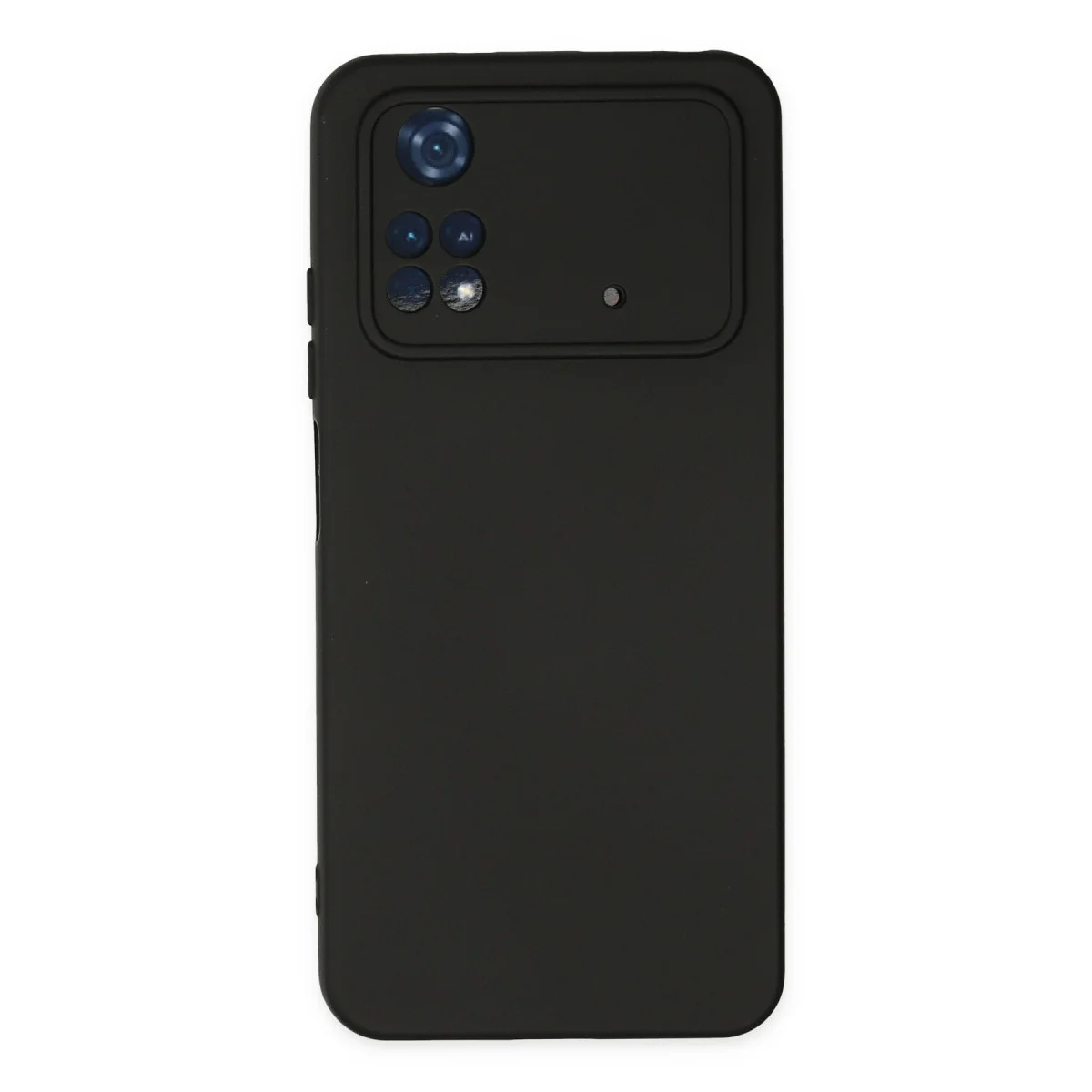 Northcity M4 Pro 4G Nano İçi Kadife Silikon Kılıf - Siyah | Yerli Üretim, Mükemmel Koruma