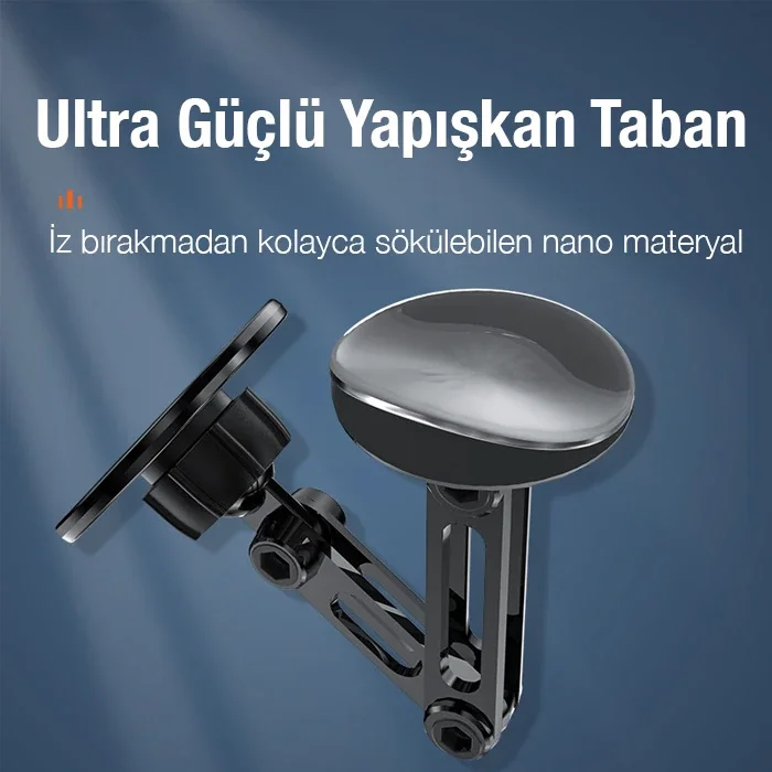 MagSafe Araç İçi Telefon Tutucu 360° Dönebilir - Torpido Monte F82Y