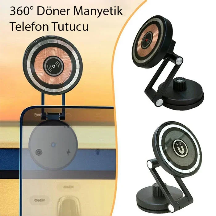 Magsafe Telefon Tutucu – Torpidonun Üstüne Sıkı Sıkıya Tutunan, Masa İçin de Uyumlu Manyetik Alüminyum Stand (115 g) Fiyatı, Yorumları ve Özellikleri