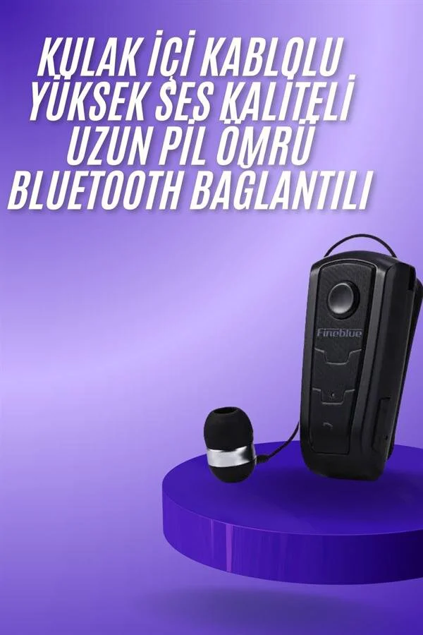 Northcity Makaralı Bluetooth Kulaklık - Kablosuz Kulakiçi Yaka Ku