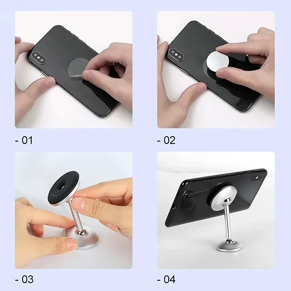 Manyetik Araç Telefon Tutucu - Güçlü Mıknatıs 360° Dönebilir Kafa