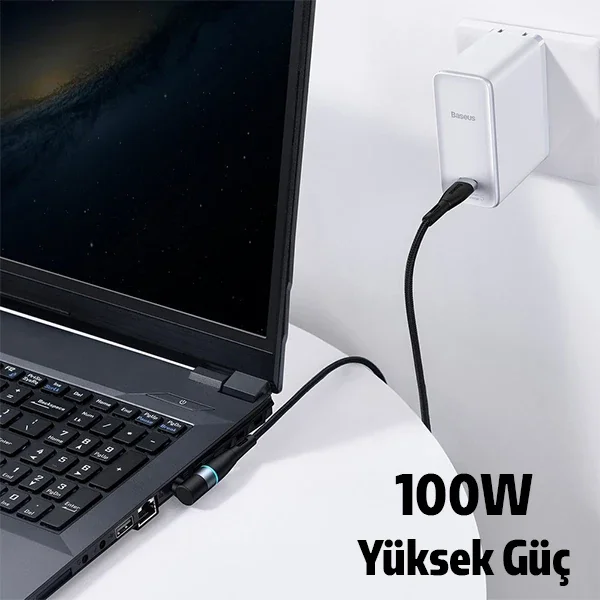 Northcity Manyetik Type-C to DC 4.0x1.7mm 100W Lenovo Laptop Şarj
