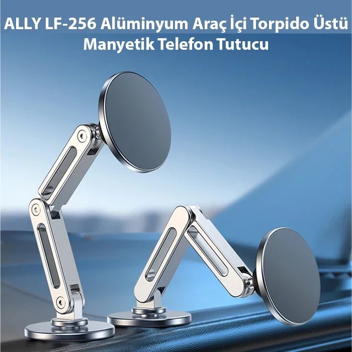 Manyetik Torpido Üstü Telefon Tutucu - 10 kg Taşıma | N52 Mıknatıs & Alüminyum Gövde