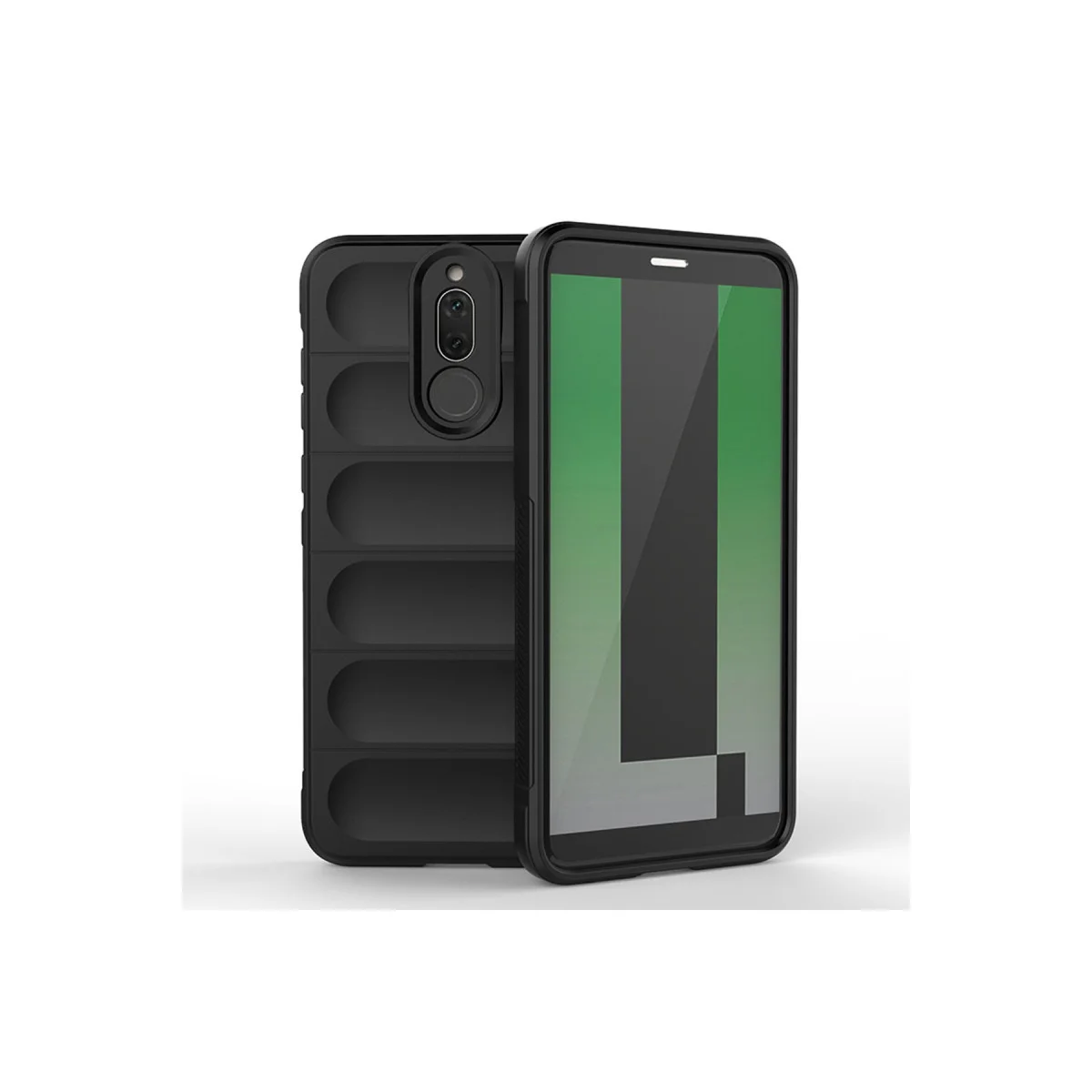 Northcity Mate 10 Lite Optimum Silikon Kılıf - Siyah, Çizilmelere Karşı Mükemmel Koruma ve Esnek Tasarım