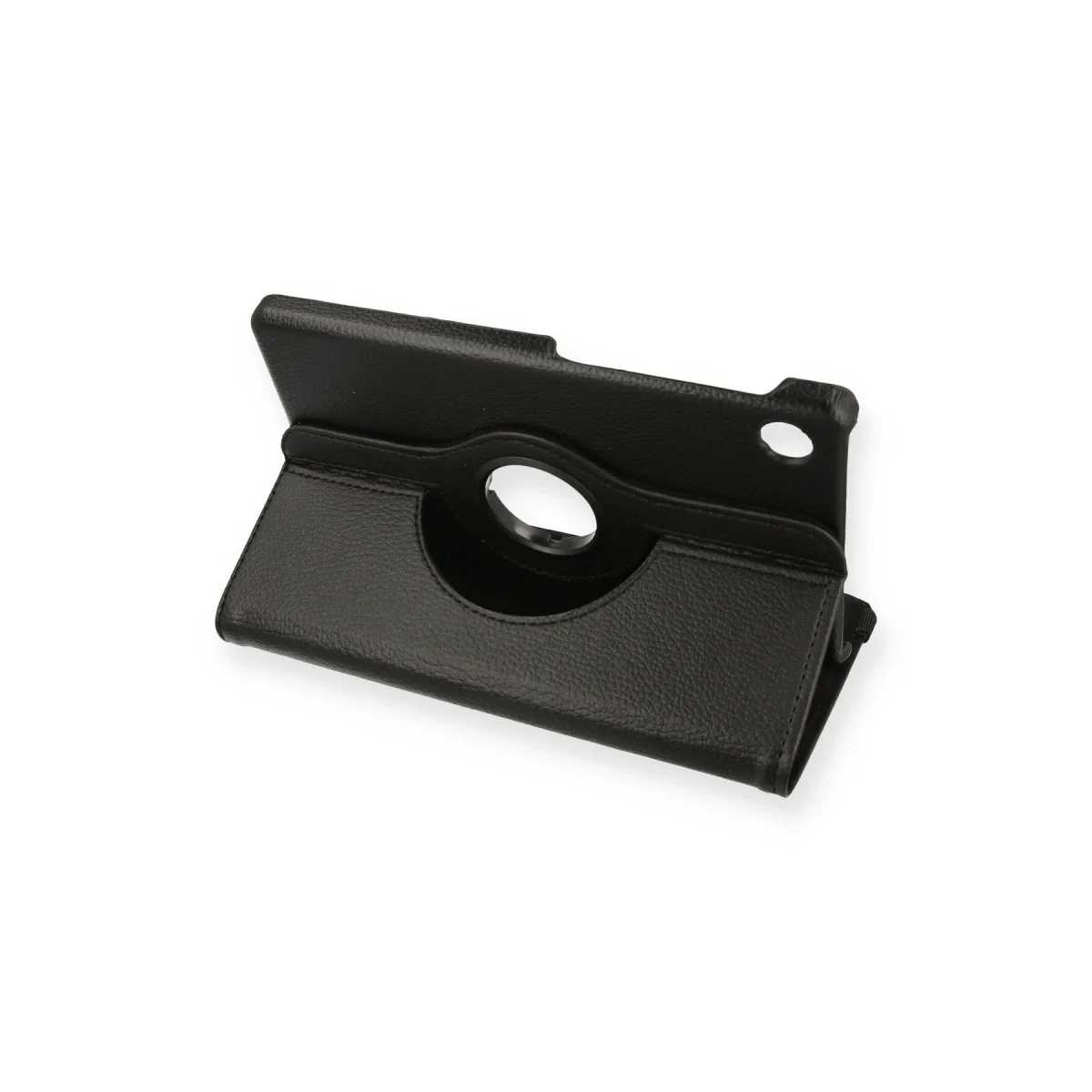 Northcity MatePad T8 8 Tablet Kılıfı 360 Dönüşlü Siyah Deri Kılıf