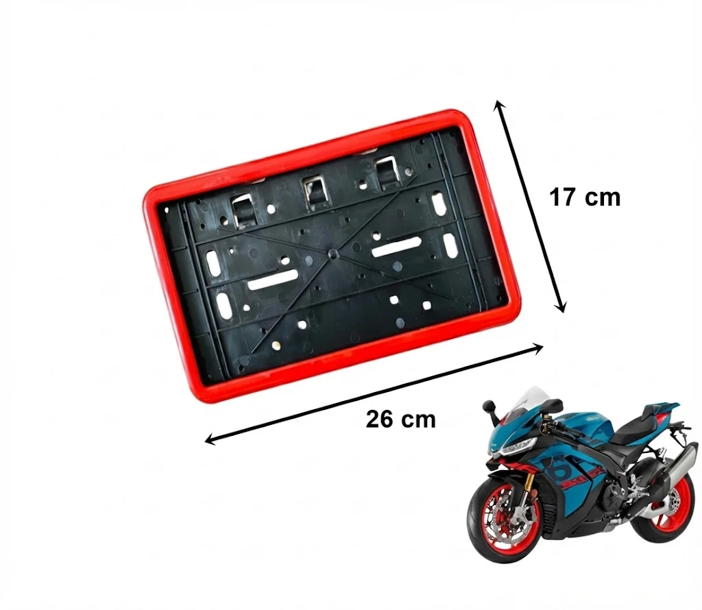 Northcity Mavi Çerçeveli Dikdörtgen Plaka Altlığı 26x17cm – Motos