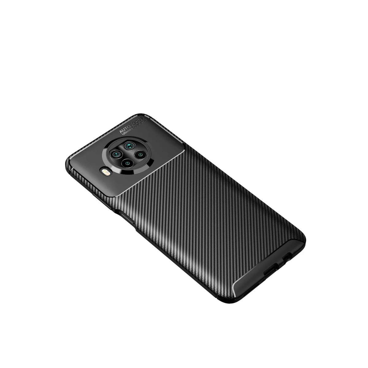 Northcity Mi 10T Lite Karbon Kılıf Auto Focus - Siyah Kılıf ve Güçlü Koruma
