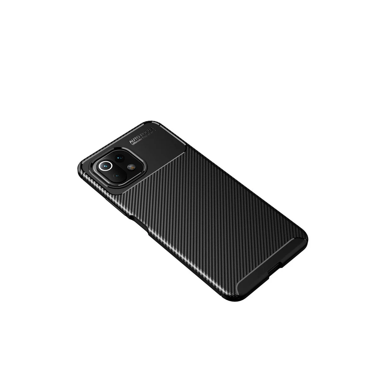 Northcity Mİ 11 Lite Auto Focus Karbon Fiber Kılıf - Siyah Koruma ve Stil Bir Arada