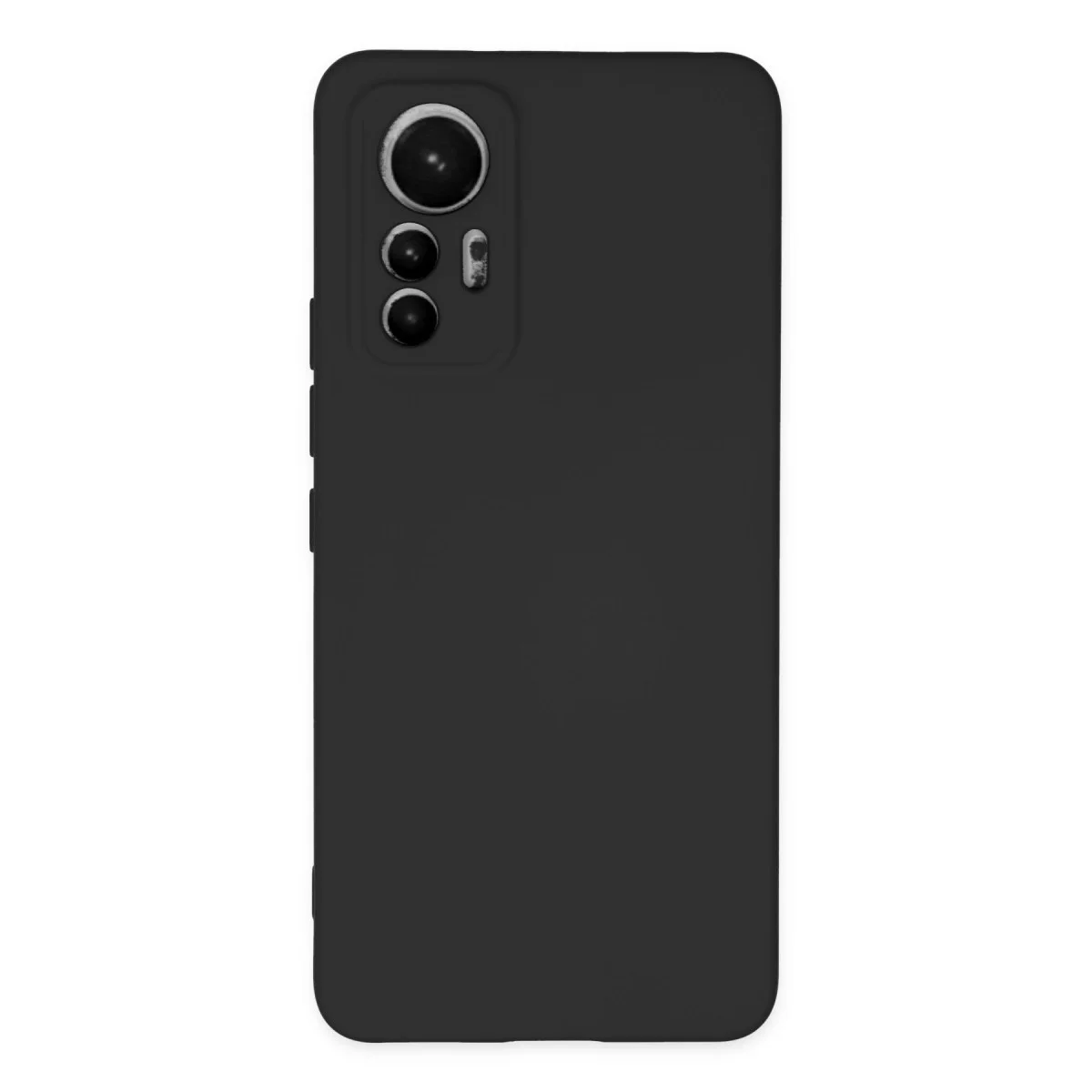 Northcity Mi 12 Lite Nano İçi Kadife Silikon Kılıf - Siyah