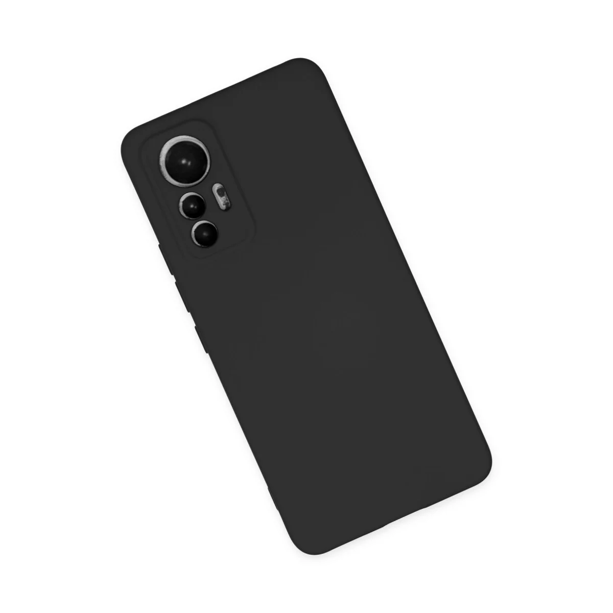 Northcity Mi 12 Lite Nano İçi Kadife Silikon Kılıf - Siyah