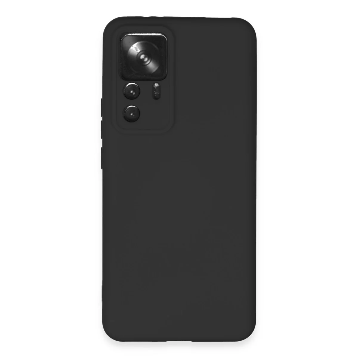 Northcity Mi 12T Pro Kılıf - Nano İçi Kadife Silikon, Siyah ve Şık Koruma