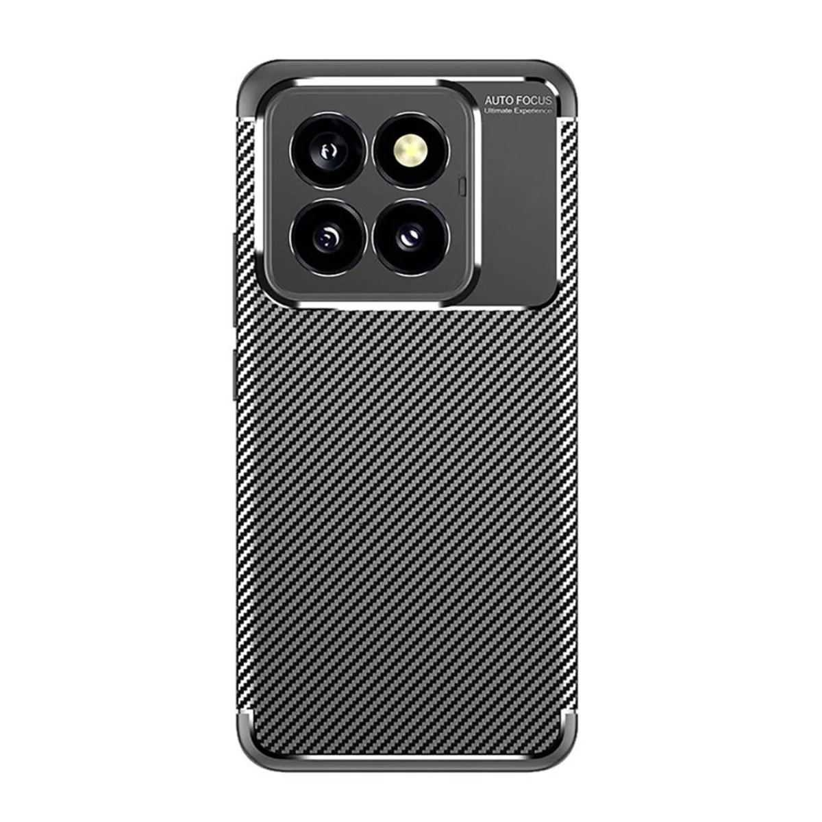 Northcity Mi 14T Pro Karbon Kılıf Auto Focus - Siyah Maksimum Koruma Kılıfı