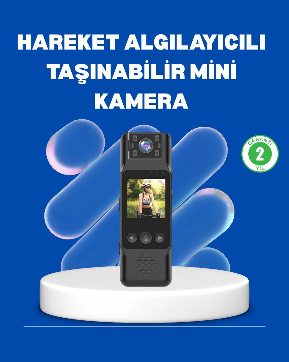Northcity Mini Kamera 1080P Full HD Döner Lens - 180° Görüntü & U