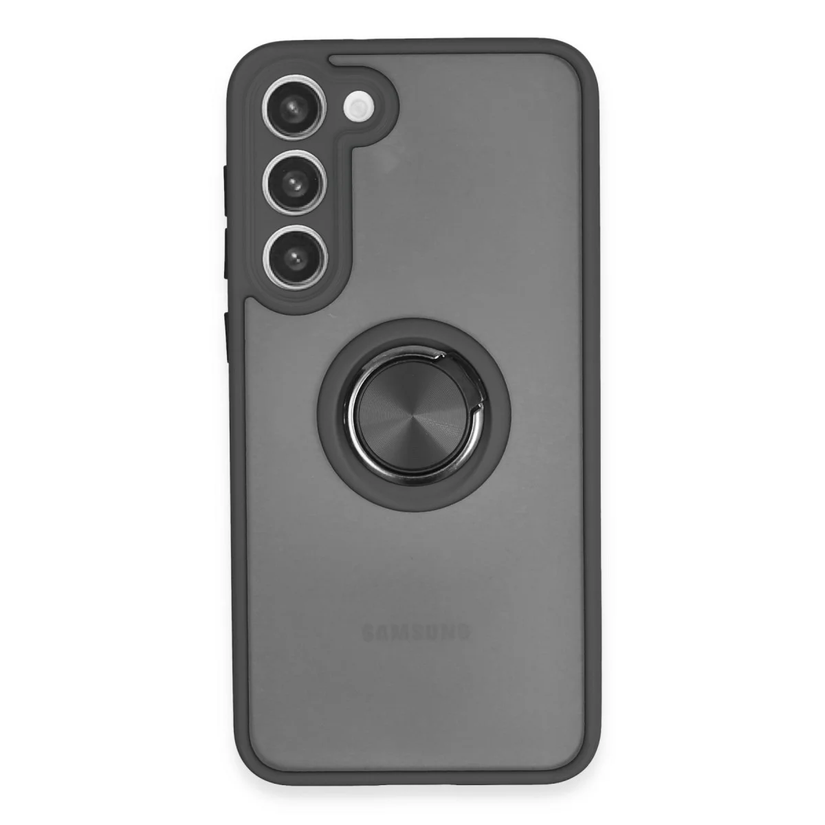 Northcity Montreal Silikon Kılıf - Galaxy S23 Plus Siyah Korumalı Kapak