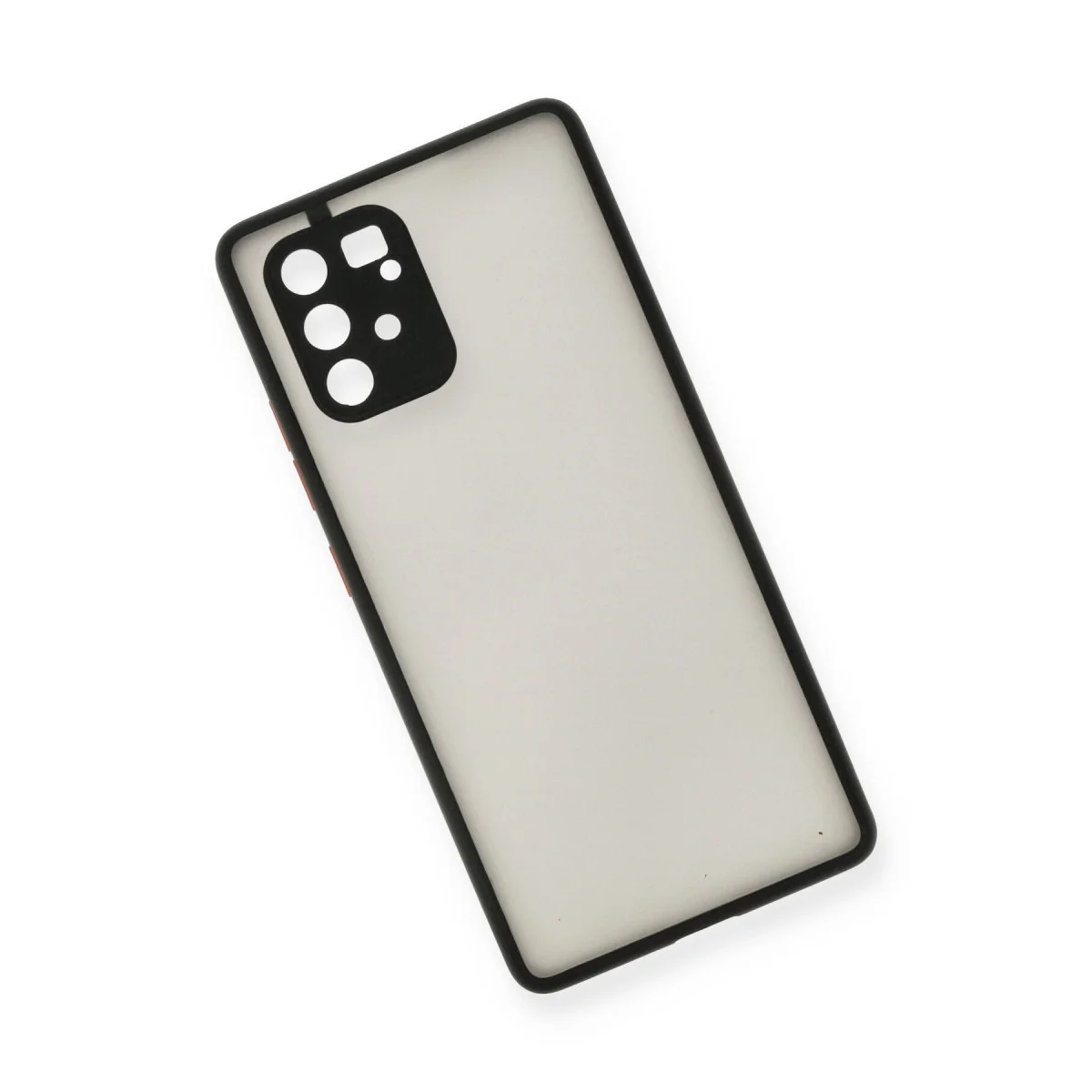 Northcity Montreal Silikon Kılıf - Galaxy A91 & S10 Lite Kamera Korumalı Siyah Kılıf