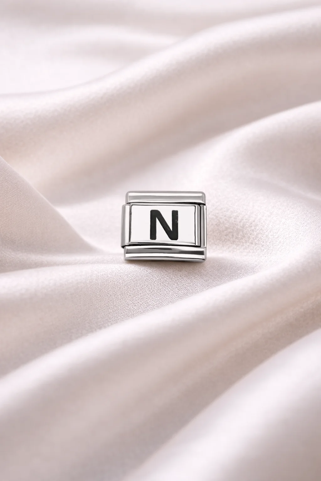 Northcity N Harf Charm Çelik Bileklik Aksesuarı | Kişiye Özel Har