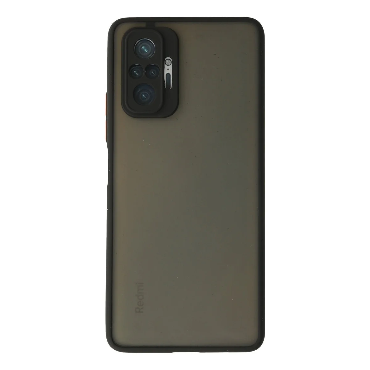 Northcity Note 10 Pro Montreal Silikon Kılıf - Kamera Korumalı, Mat Siyah