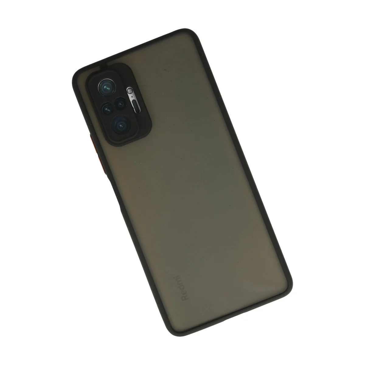 Northcity Note 10 Pro Montreal Silikon Kılıf - Kamera Korumalı, Mat Siyah