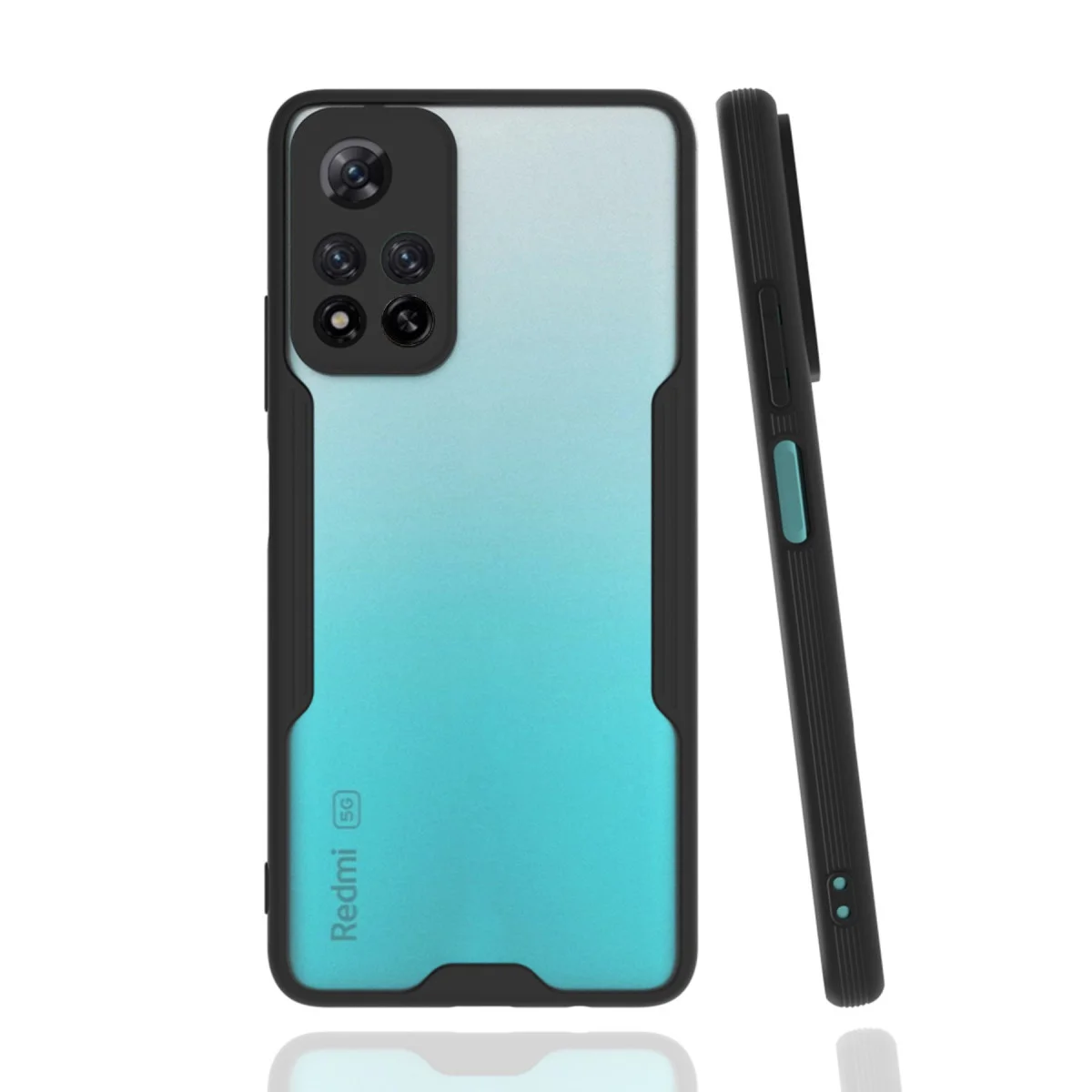 Northcity Note 11 Pro Plus 5G Kılıf Platin Silikon Siyah - Uzun Ömürlü, Hassas Kesimli ve Şık Koruma