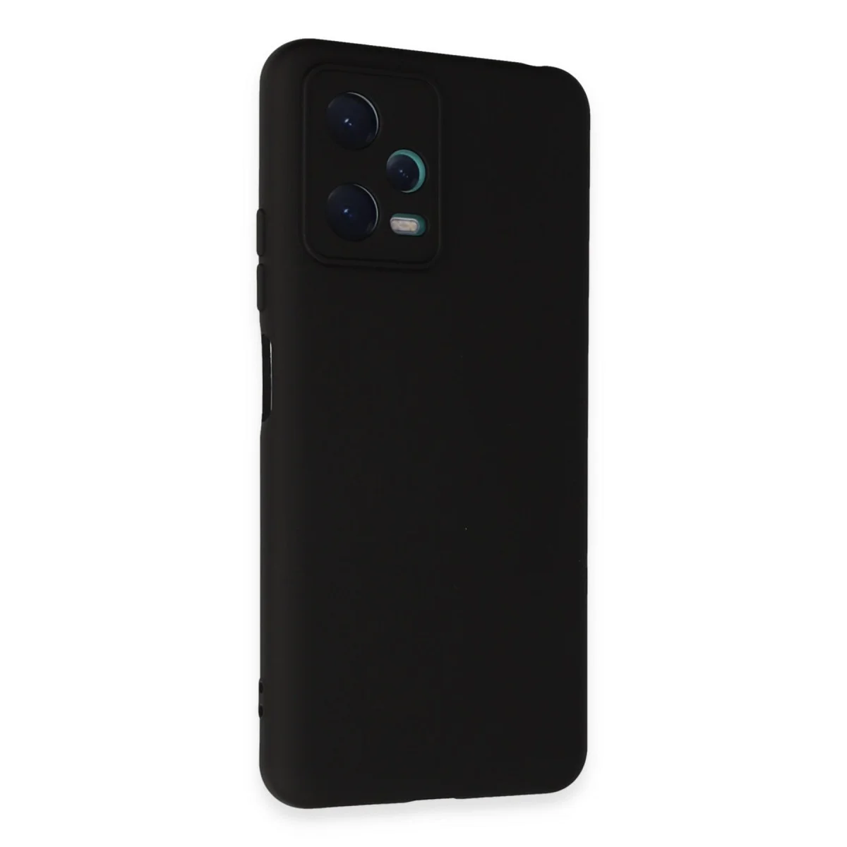 Northcity Note 12 5G Kadife Silikon Kılıf - Nano İçi Siyah