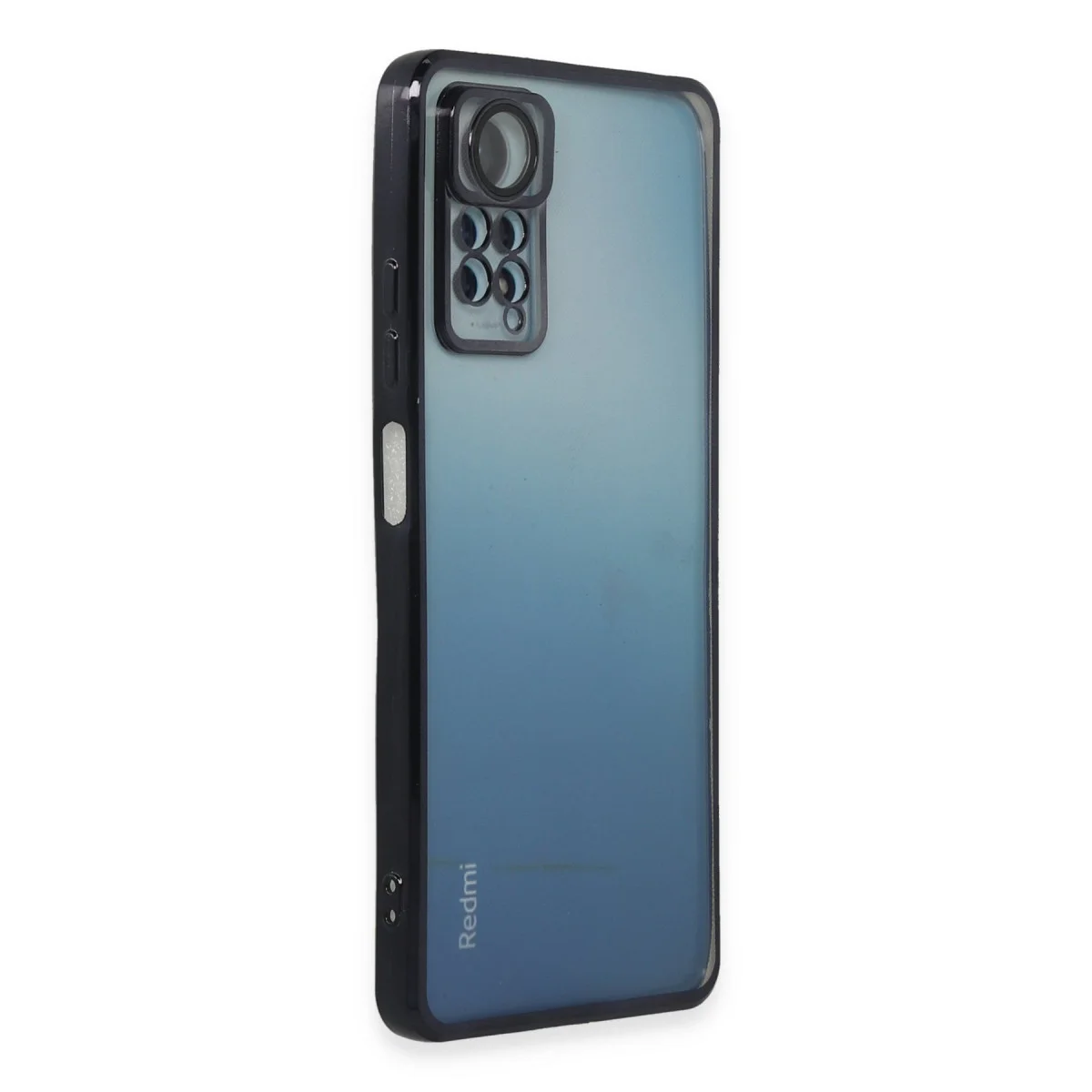 Northcity Note 12 Pro 4G Razer Lensli Silikon Kılıf - Siyah: Estetik ve Güçlü Koruma