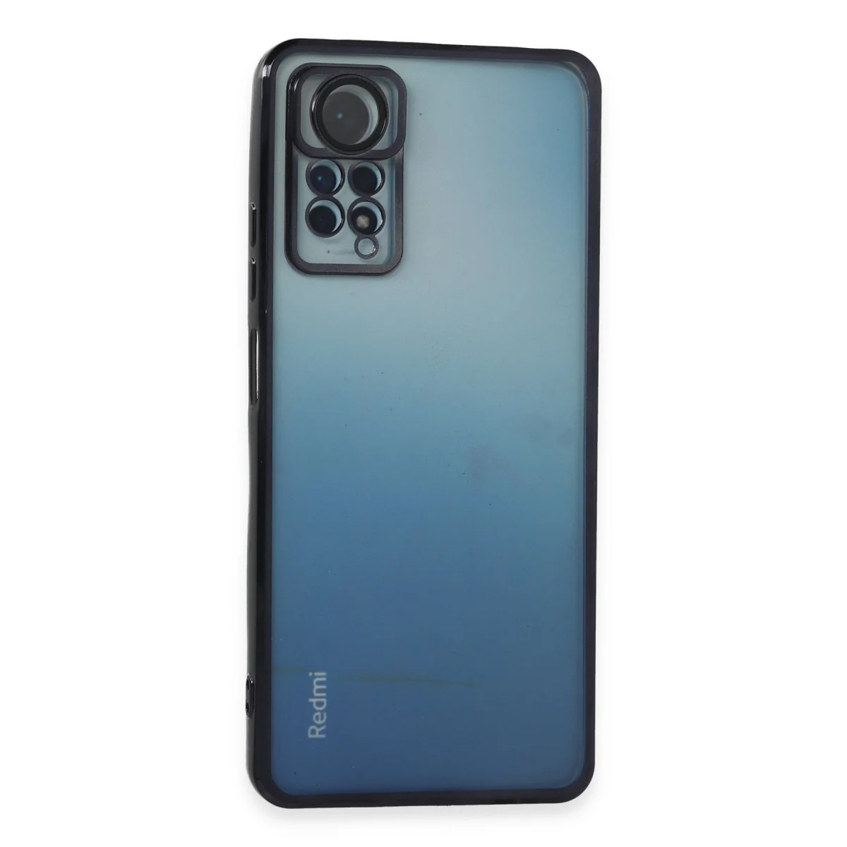Northcity Note 12 Pro 4G Razer Lensli Silikon Kılıf - Siyah: Estetik ve Güçlü Koruma