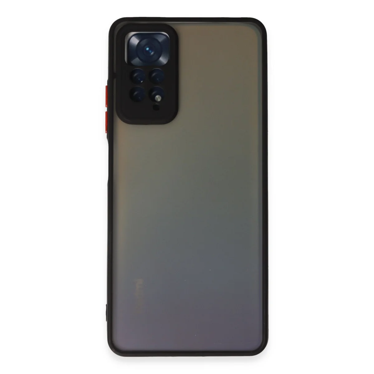 Northcity Note 12 Pro 4G Montreal Silikon Kılıf - Siyah, Kamera Korumalı, Darbe Emici