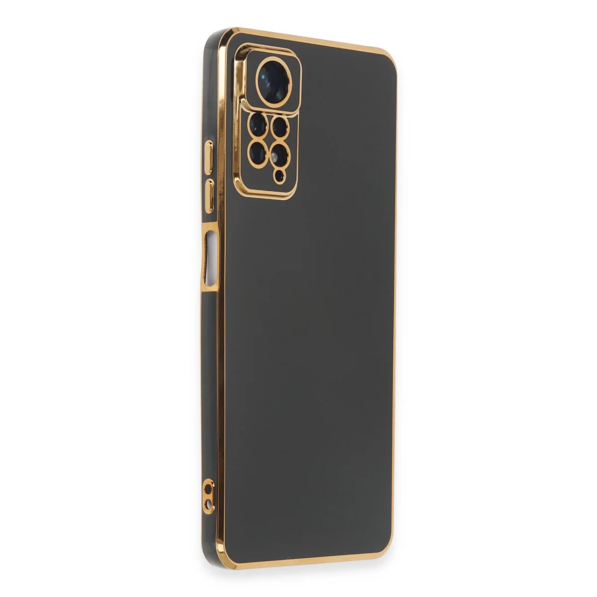 Northcity Note 12 Pro 4G Volet Silikon Kılıf - 7 Renk Seçeneği, Siyah