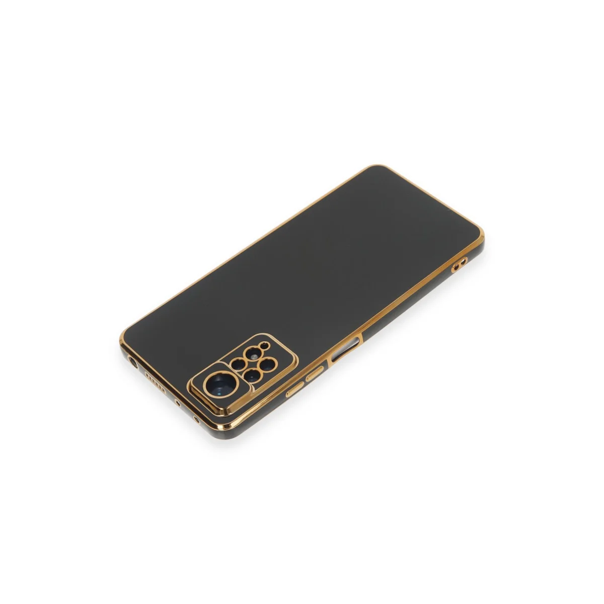 Northcity Note 12 Pro 4G Volet Silikon Kılıf - 7 Renk Seçeneği, Siyah