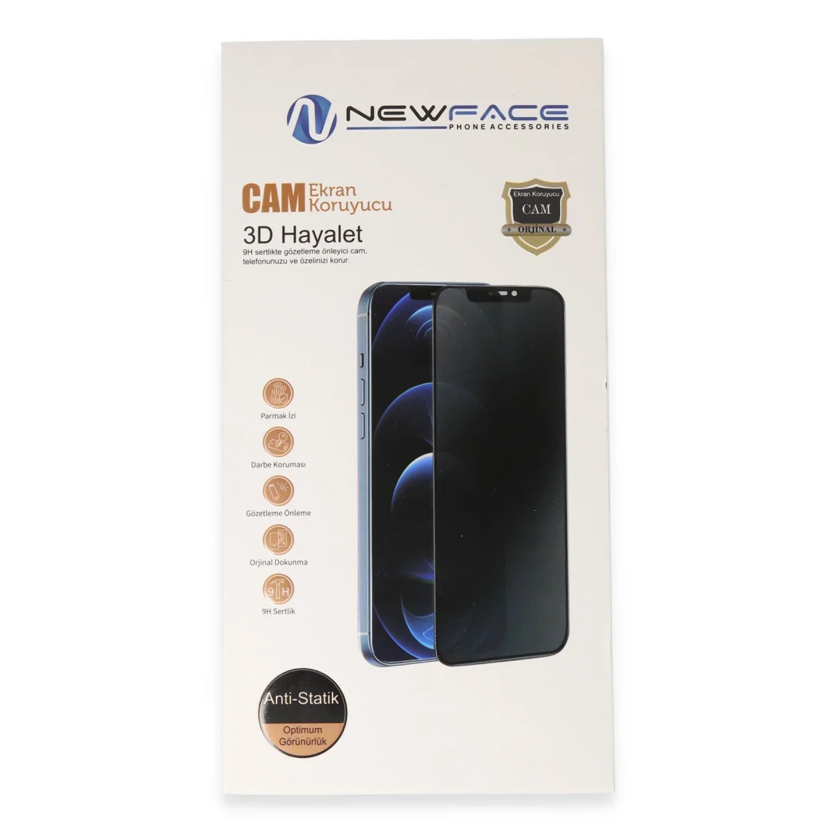 Northcity Note 12 Pro 5G 3D Antistatik Hayalet Cam Ekran Koruyucu - %100 Orijinal ve 9H Sertlikli Ekran Kalkanı