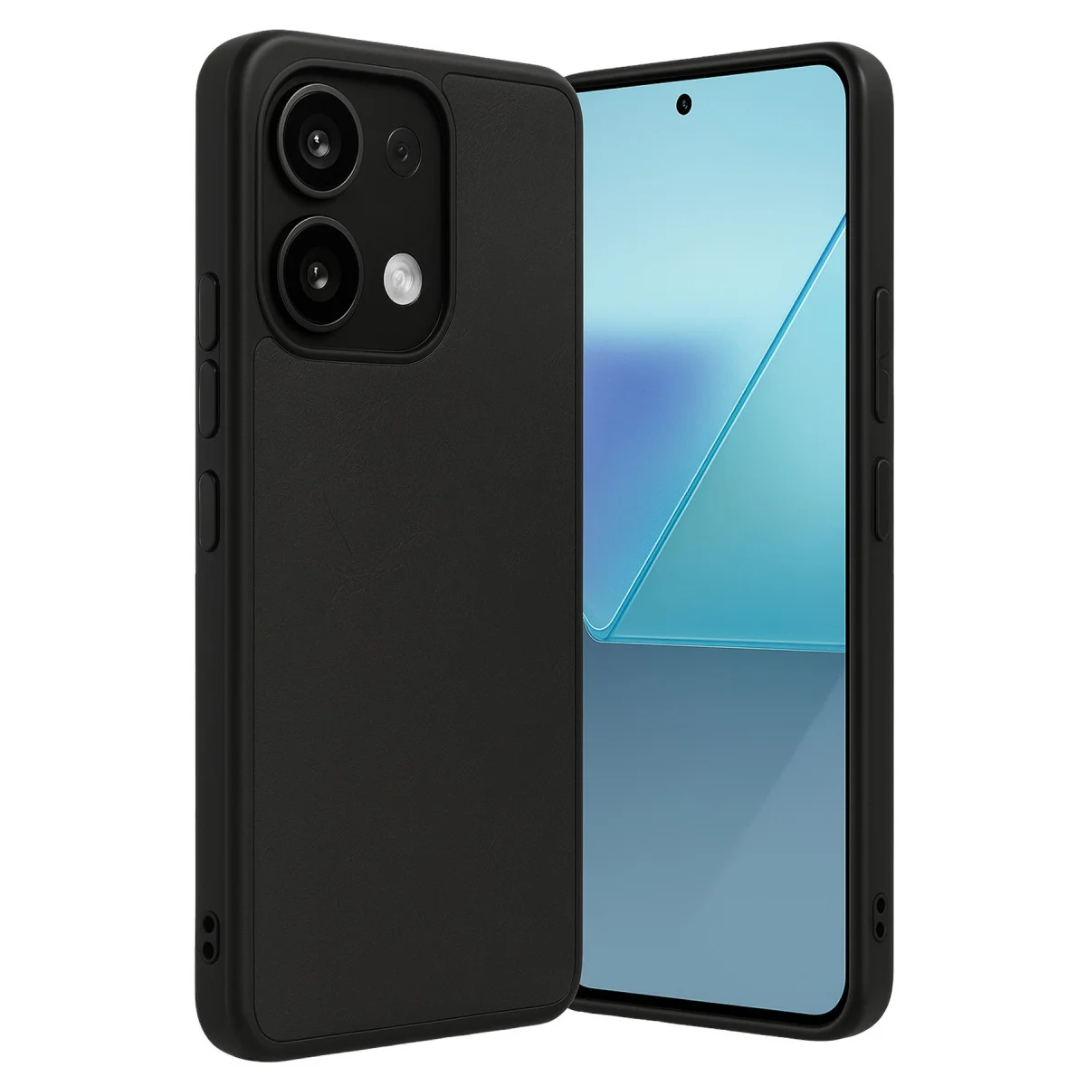 Northcity Note 13 4G Aras Deri Kapak Siyah - Premium Koruma ve Şıklık