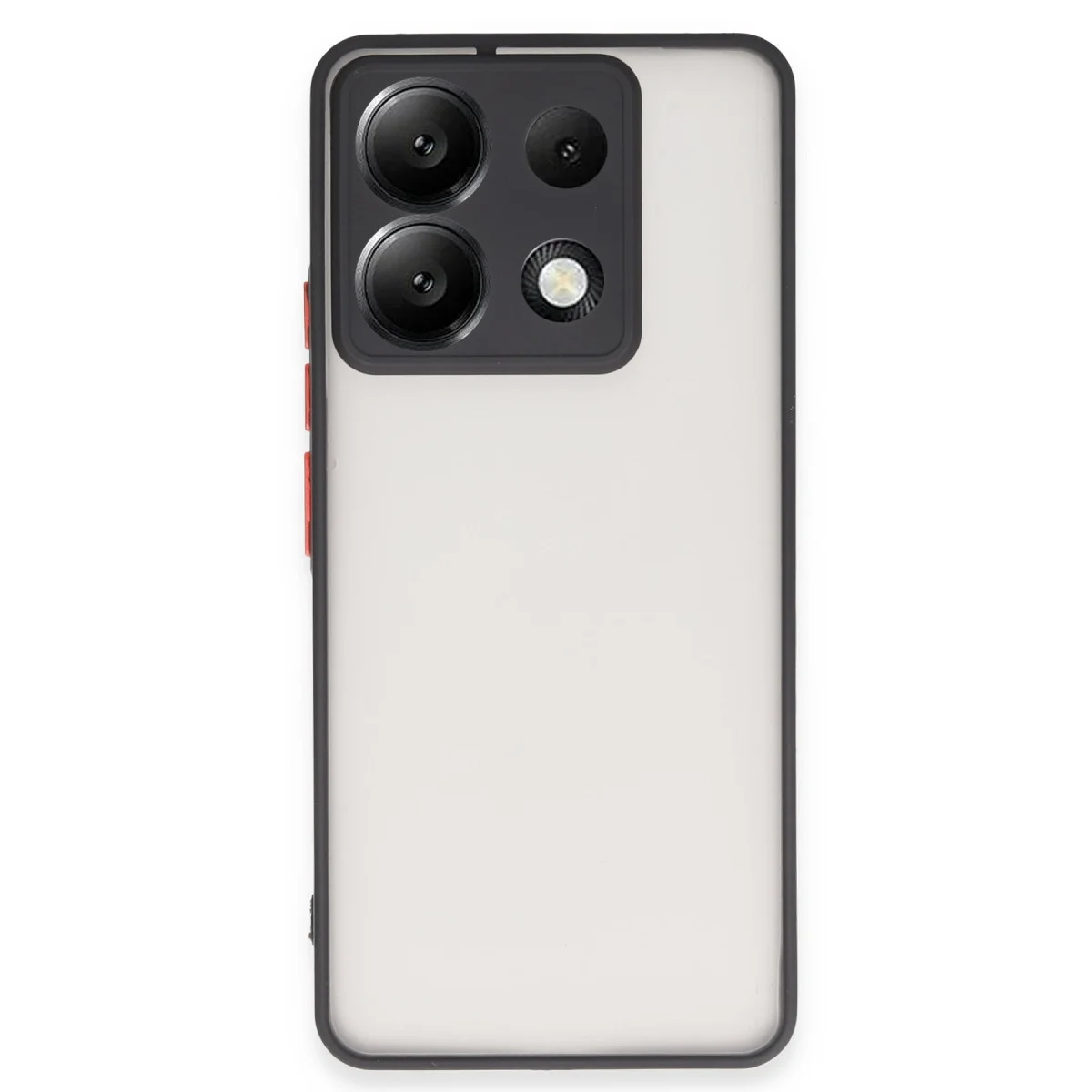Northcity Note 13 5G Montreal Silikon Kılıf Siyah - Kamera Korumalı ve Yüksek Performanslı