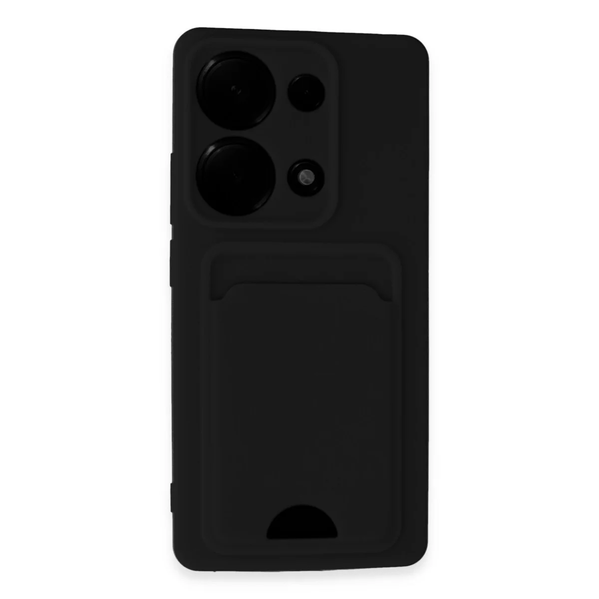 Northcity Note 13 Pro 4G Kelvin Kartvizitli Silikon Kılıf - Siyah