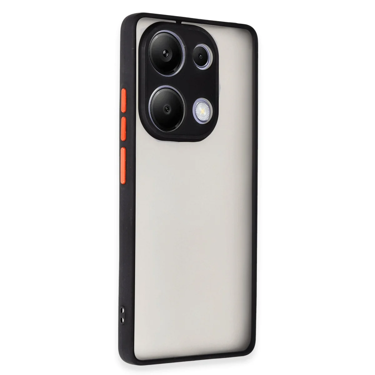 Northcity Note 13 Pro 4G Kılıf Montreal Silikon Kapak Siyah - Yüksek Koruma ve Kamera Korumalı Tasarım