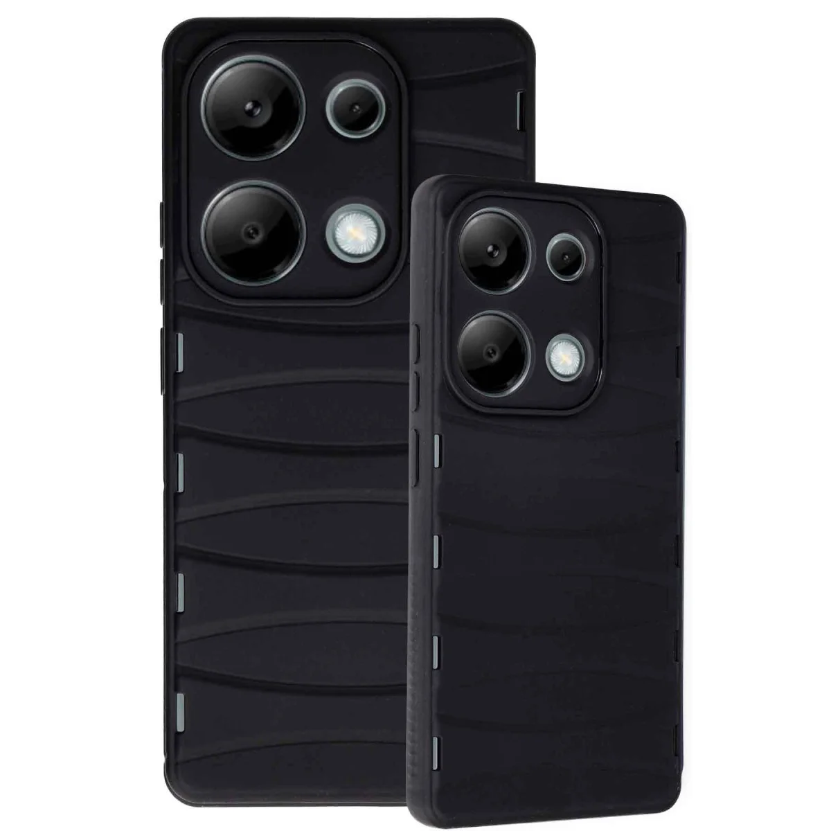 Northcity Note 13 Pro 4G Silikon Kılıf - Bibercas Tasarım, Siyah