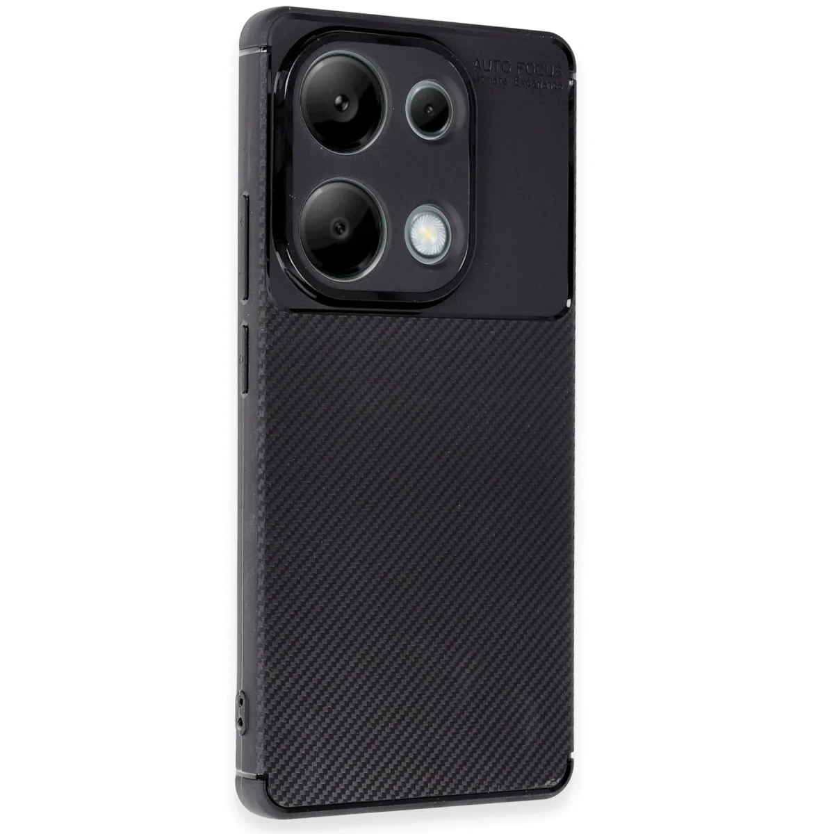 Northcity Note 13 Pro 4G Karbon Fiber Kılıf Siyah - Otomatik Odaklı Ultra Dayanıklı Koruma