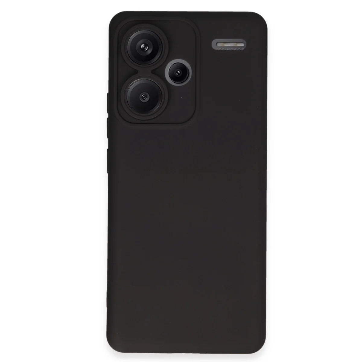 Northcity Note 13 Pro Plus Nano İçi Kadife Silikon Kılıf - Siyah, Çizilmeye Dayanıklı ve Su Geçirmez