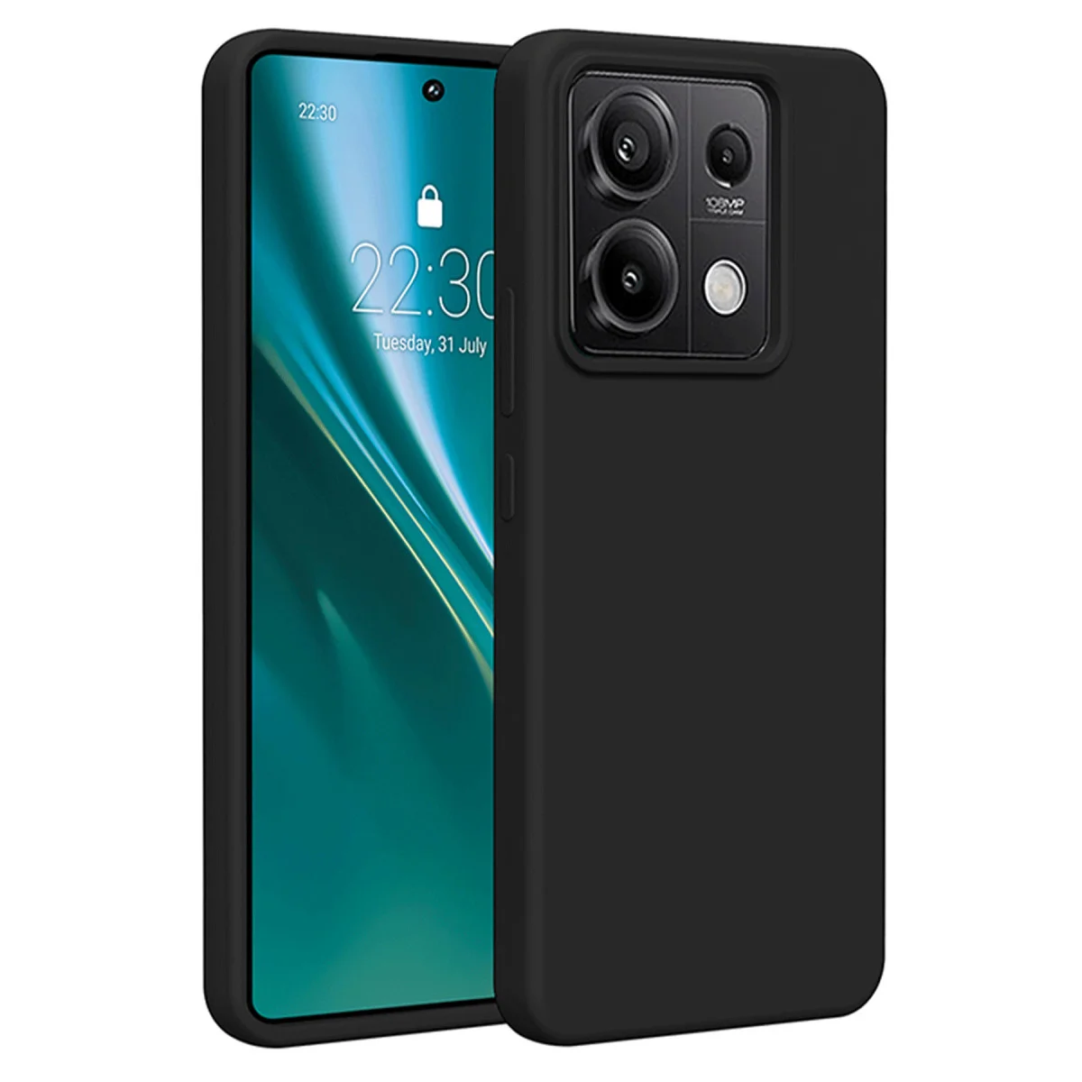 Northcity Note 13 Pro 4G First Serisi Silikon Kılıf - Siyah, Şık ve Güvenli Koruma