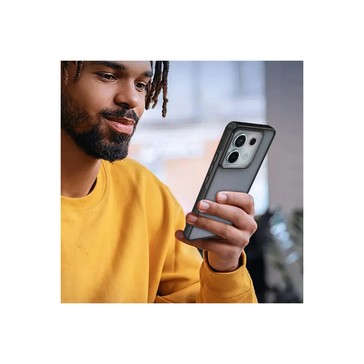 Northcity Note 13 Pro 5G Elegant Kılıf Siyah - TPU/PC Yüksek Kaliteli Koruma ve Şıklık