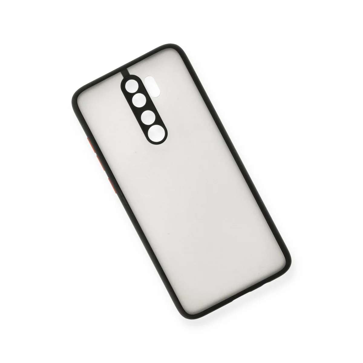 Northcity Note 8 Pro Kılıf Montreal Silikon Kapak - Siyah Kamera Korumalı & Darbe Emici