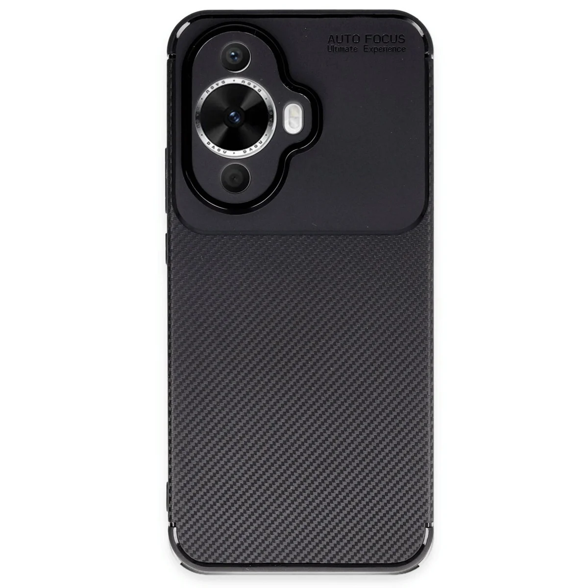 Northcity Nova 12S Karbon Fiber Kılıf - Auto Focus Siyah Koruyucu Kılıf