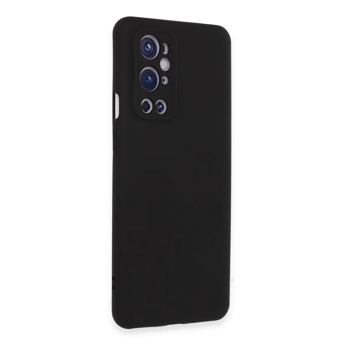 Northcity One Plus 9 Pro Nano İçi Kadife Silikon Kılıf - Siyah Ultra Şık ve Güvenli Koruma